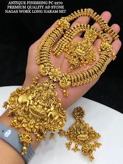 Premium Matte Finishing Jewelry Designs October 2021 - Indian Jewelry ...