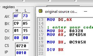 Image result for 32-Bit Addition Program in 8086 Using Emu8086