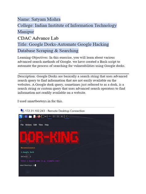 Image result for Google Dorks Tutorial