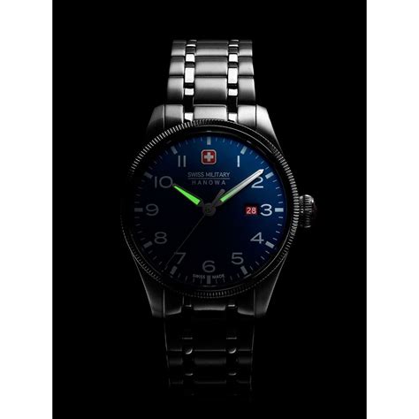 Buy Swiss Military Hanowa SMWGH0000802 - Thunderbolt Swiss Made Blue ...