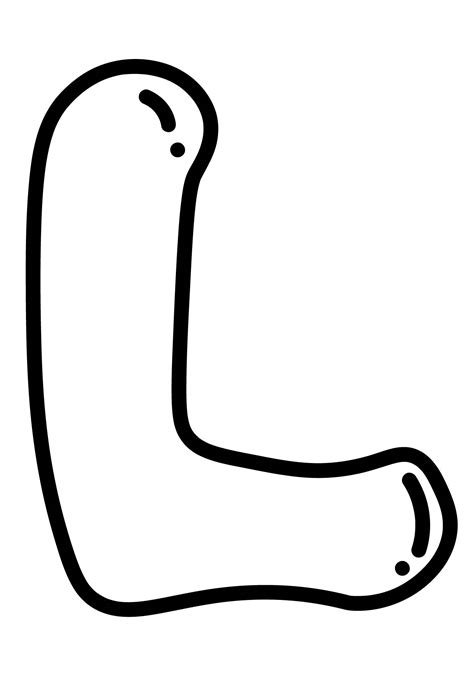 L In Bubble Letters Printable Bubble Letters | Woo! Jr. Kids