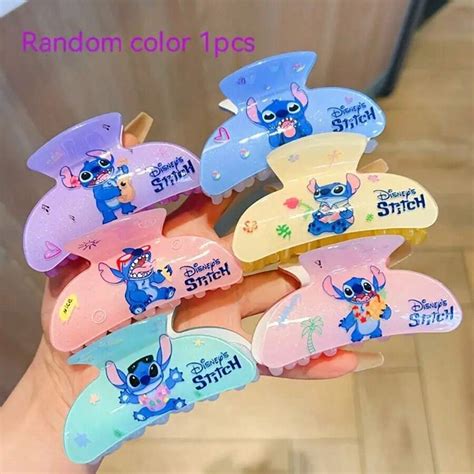 Disney Korean Anime Cartoon Stitch Hair Claw Headpiece Claw Claw Claw ...