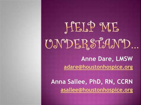 Image result for Help Me Understand