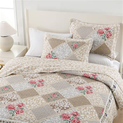 SahSahCasa 100% Cotton 120"x102" Oversized Queen Bedspread Coverlet ...