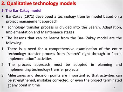 Image result for Models of Technology Transfer