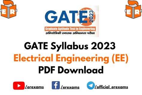 Image result for Gate Electrical Syllabus