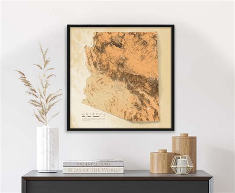 Elevation Map of Arizona, State of Arizona Elevation Map – GeoJango Maps