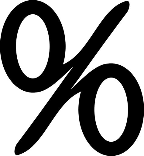 Percentage Symbol Vector, Percent Icon, Financial Free PNG