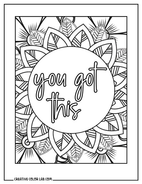 Coloring Pages for Adults with Quotes: A Creative Escape for Your Mind ...
