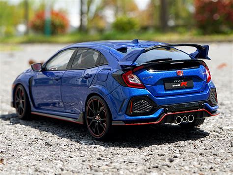 High Quality 1/18 Honda Civic TYPE R FK8 2017 Japanese sports car allo ...