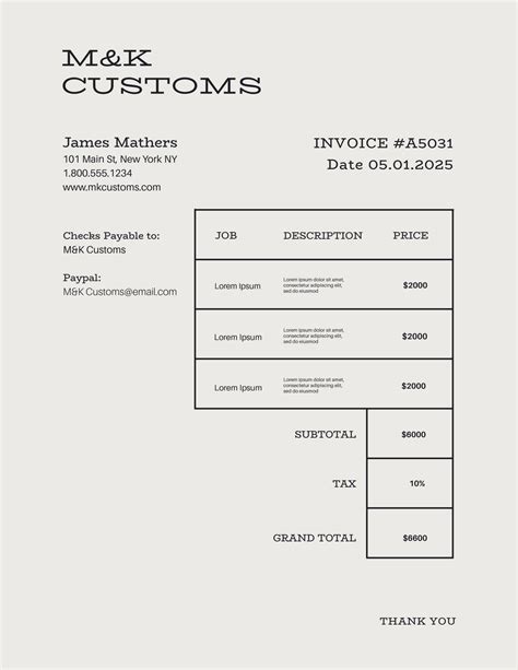 Image result for Commercial Invoice Generator