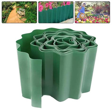 Plastic Garden Grass Lawn Edge Edging Border Fence... – Grandado