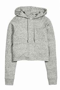 Image result for Hooded Cropped Sweatshirt