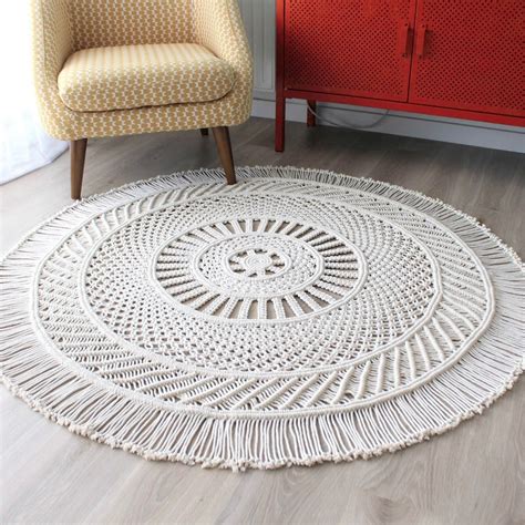 Macrame Round Rugs Patterns 的图像结果