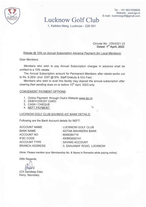 Welcome to Lucknow Golf Club