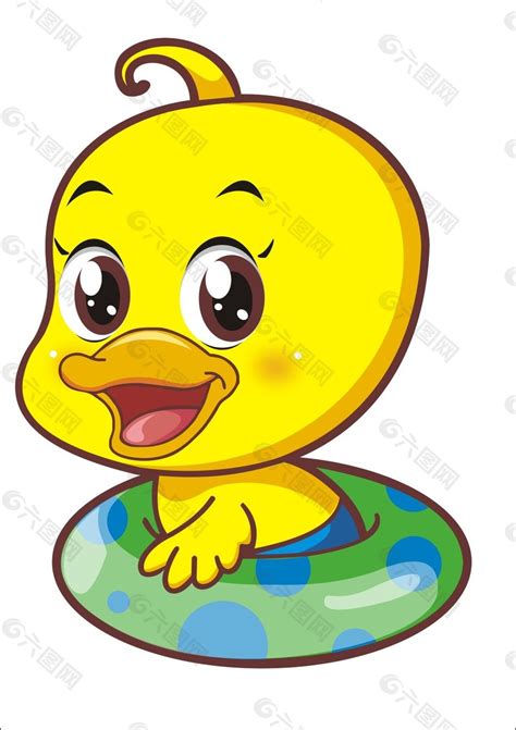 小黄鸭可爱头像，呆萌手绘系可爱的小黄鸭微信头像图片-卡通头像