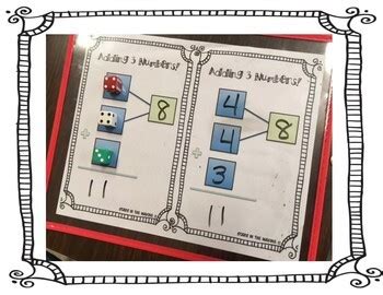 Image result for 3 Addends Math Mat