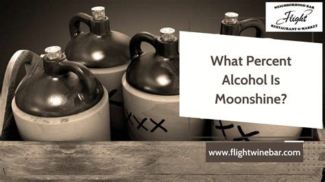 What Percent Alcohol Is Moonshine? - 2026