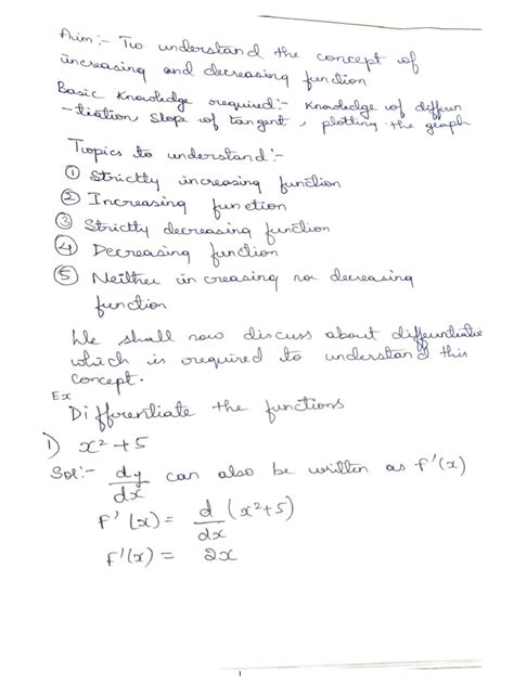 Image result for Increasing and Decreasing Function Project