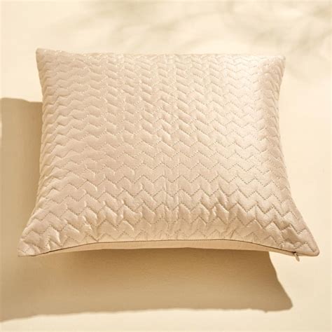 Buy Velour Quilted Cushion Cover - 40x40cm from Home Centre at just INR ...