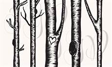 Birch Tree Clipart by Birch Tree Digital Clip Winter Aspen Birch Tree Clipart