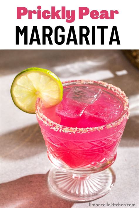 Prickly Pear Margarita Recipe | Refreshing Pink Cocktail