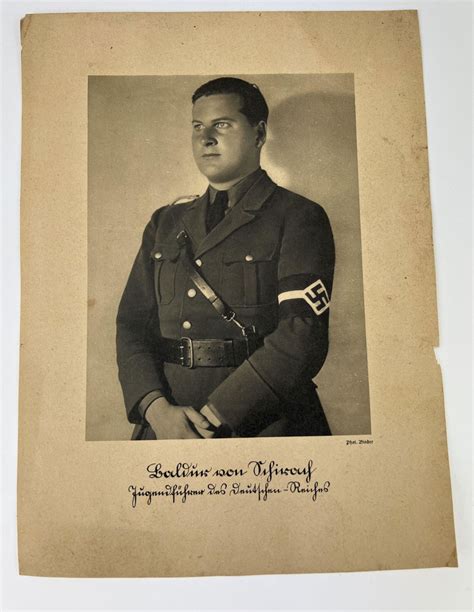 Baldur von Schirach head of the Hitler Youth portrait (#1053) on Jan 29 ...