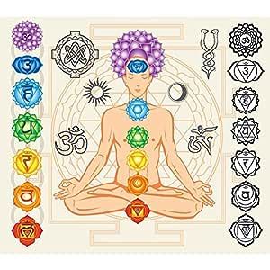 Pitaara Box Man with Chakras & Esoteric Symbols | Peel & Stick Vinyl ...