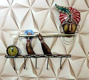 pranjals house Krishna Wall Hanging Playing Basuri Key Chain Holder ...