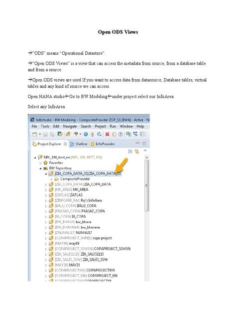 Open ODS View 的图像结果