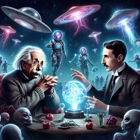 Tesla VS Einstein | Tuval resimleri, Animasyon, Resim
