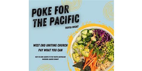 Poke for The Pacific – Fundraising Dinner & Trivia Night, West End ...