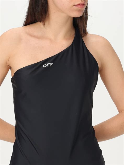OFF-WHITE: Swimsuit woman - Black | Off-White swimsuit OWFC017C99FAB003 ...