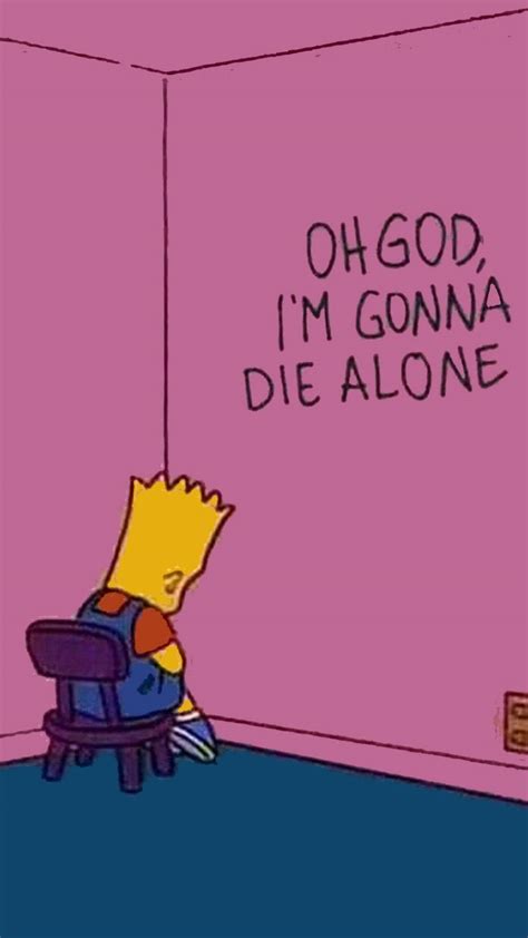 [100+] Bart Simpson Sad Wallpapers | Wallpapers.com