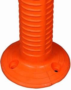 B K Jagan and Co PVC Spring Parking Post Barrier 30inch Emergency Sign ...