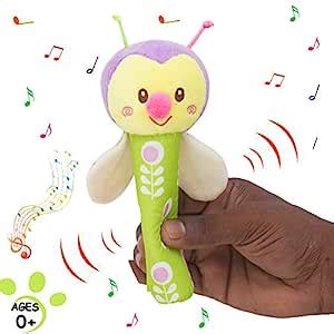 Buy Baybee Squeaky Toys for Babies/Adult - Baby Soft Plush Hand Rattle ...
