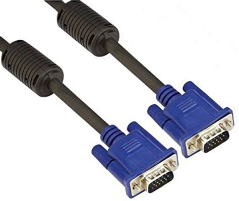 10 Meter Full Copper 15 PIN Male to Male VGA Cable (Black, Blue) - Buy ...