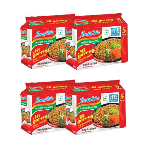 Indomie Instant Noodles Mi Goreng Fried Noodles, Bundle Pack of 20 (80g ...
