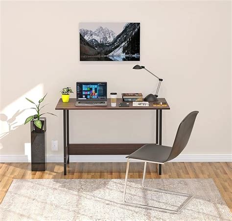 BLUEWUD Gustowe Engineered Wood Study and Computer Laptop Table for ...