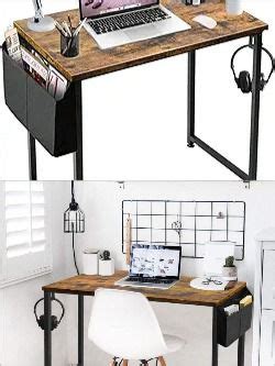 Small Computer Desk Study Table for Small Spaces Office 31 Inch Rustic ...