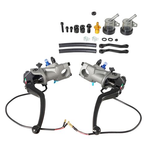 Motorbike Aluminum Hydraulic Brake Handles Set Left Right Set Professi ...