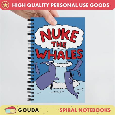 Nuke the Whales Spiral Notebook - the Simpsons Environmental Poster ...