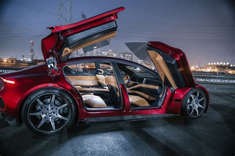 Fisker EMotion Spreads Its Suicide Butterfly Doors | Automobile Magazine