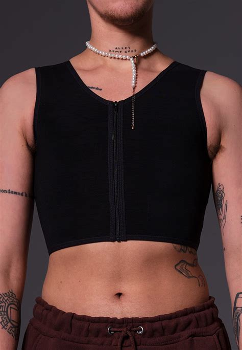 Chest binders with zippers for Breast binding | UNTAG