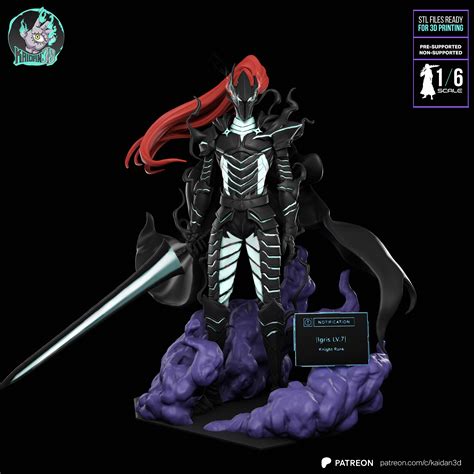 🎨 Blood-Red Commander Igris SOLO LEVELING - STL ready for 3D Printing ...