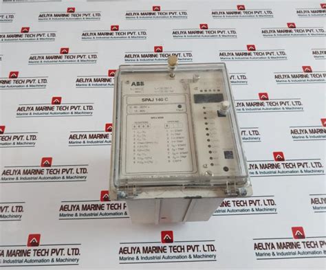 Abb Spaj 140 C Overcurrent And Earth-fault Protection Relay – Aeliya Marine