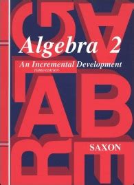 Image result for Saxon Math Algebra 2 Lesson 2