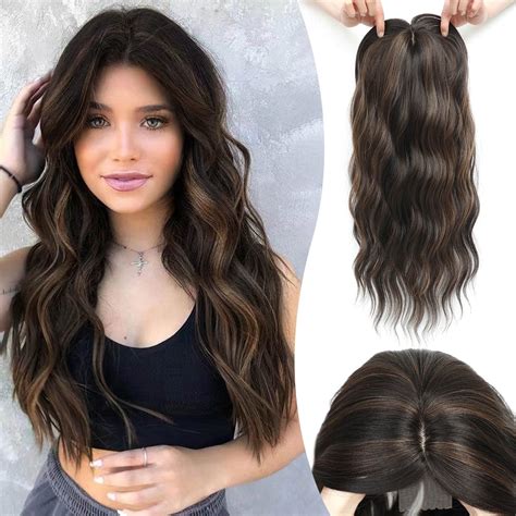 Amazon.com : MORICHY Hair Toppers for Women 20inch Long Wavy Hair ...