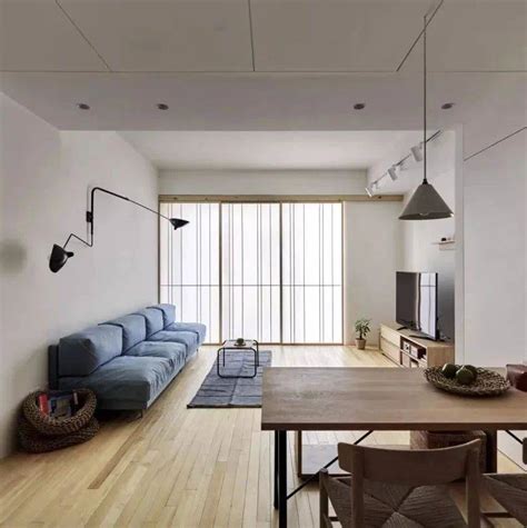 100平的日式风二居室，在极简的基础上，加入温馨质感_感觉_客厅_原木