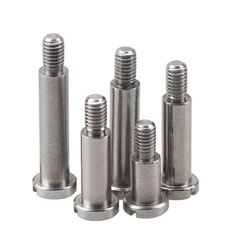 SZHKM Shoulder Screw Shoulder Bolt M4 Screws Slotted Head Slotted Drive ...